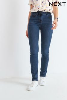 Темно-синий - Эластичные джинсы зауженного кроя (479523) | €27