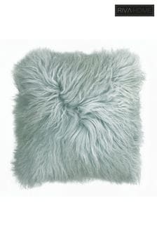 Riva Paoletti Blue Blush Mongolian Sheepskin Polyester Filled Cushion (481163) | 61 €
