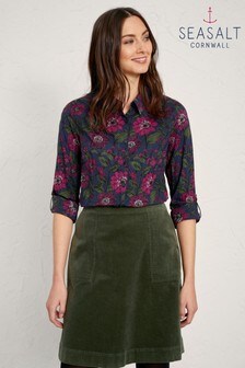 Chemise Seasalt Larissa Border Midnight à motif