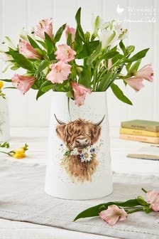 Royal Worcester White Wrendale Large Cow Vase (482485) | €54