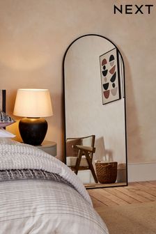 Charcoal Grey Extra Large Arch Mirror (482495) | €331