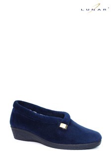 Chaussons fermés Lunar bleus pour femme