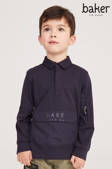 Baker by Ted Baker Long Sleeve Polo Shirt