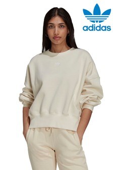 Creme - adidas Originals Sweatshirt im Boyfriend-Fit (484284) | 51 €