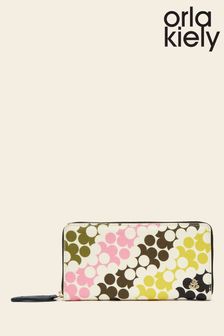 Orla Kiely Natural Forget Me Not City Wallet (484642) | $180