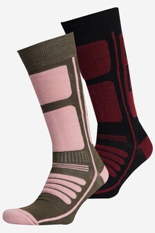 Superdry Black Mountain Merino Socks Two Pack