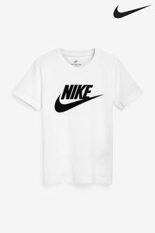 Nike White Futura Little Kids Logo T-Shirt (485486) | €17.50