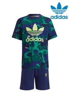 adidas Originals Kleinkinder Set mit durchgängig bedruckter Shorts und T-Shirt (485543) | 47 €