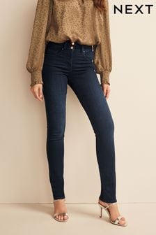 Чернильно-синий - Next узкие джинсы узкого кроя Lift, Slim & Shape (485577) | 30 280 тг