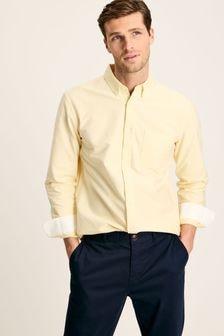 Joules Oxford Yellow Long Sleeve Classic Fit Shirt (485708) | $74