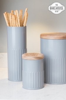 Bakehouse Grey Tall Grey Storage Canister (485890) | €23