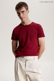 Tommy Hilfiger Red Stretch Slim Fit T-Shirt (486095) | 255 SAR
