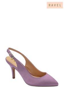 Ravel Purple Slingback Shoes On a Kitten Heels (486537) | ₪ 302