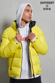 Superdry Yellow Luxe Alpine Down Padded Jacket