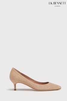 ניטרלי - Lk Bennett Audrey Suede Court Shoes (487366) | ‏1,252 ‏₪