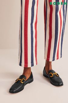 Boden Black Iris Snaffle Loafers (487960) | AED610