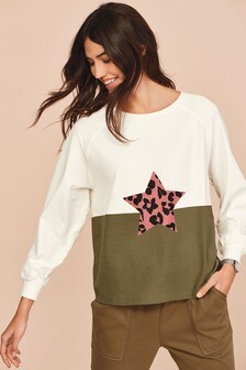 Haut à manches longues raglan