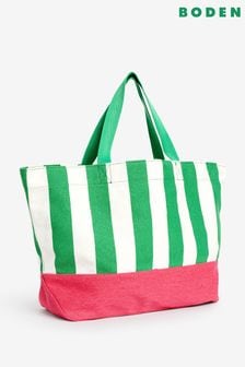 Boden Green Relaxed Canvas Tote Bag (488493) | 287 SAR