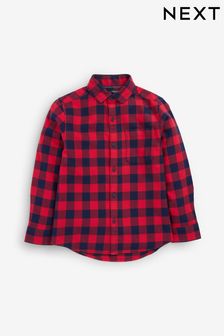 Red/Black Long Sleeve Check Shirt (3-16yrs) (488501) | BGN 34 - BGN 49