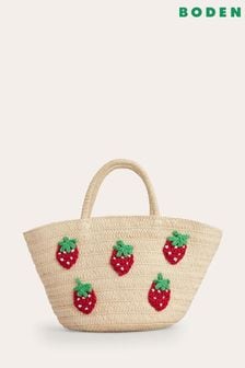 Boden Red Strawberry Basket Bag (488783) | Kč1,465