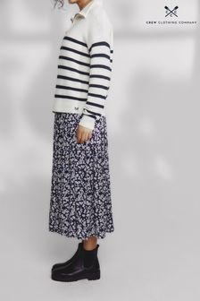 Crew Clothing Pleated Floral Skirt