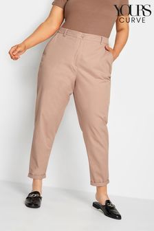 Yours Curve Pink Full Length Chino Trousers (489437) | €15.50