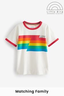 Little Bird by Jools Oliver Short Sleeve Raglan Colourful T-Shirt
