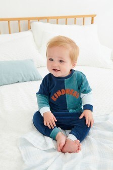 Velour Slogan Top And Bottoms Set (0mths-2yrs)