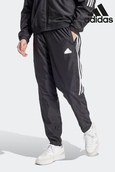 adidas Black House of Tiro Woven 100% Cotton Joggers (492679) | $118