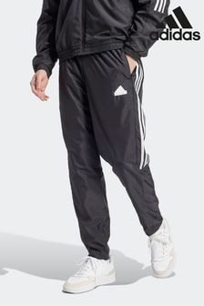 adidas Black House of Tiro Woven 100% Cotton Joggers (492679) | $86