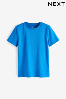 Синий - Хлопковая футболка с короткими рукавами (3-16 лет) (492891) | €5 - €10