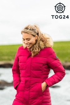 Красный - Длинная утепленная куртка Tog 24 Firbeck (492952) | €50