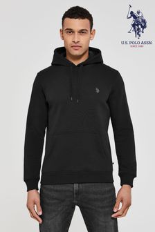 Schwarz - U.S. Polo Assn. Klassisches Kapuzensweatshirt aus Fleece (493108) | 74 €