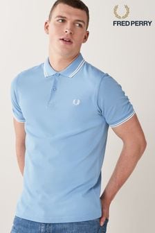 Fred Perry Mens Twin Tipped 100% Cotton Polo Shirt (493869) | $129