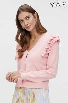 Longline Ruffle Cardigans 