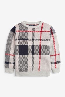 Pull à carreaux (3-16 ans)