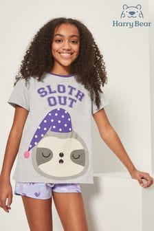 Harry Bear Sloth Out Pyjama mit Animalprint (495054) | 23 €