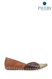 Pavers Womens Leather Ladies Slip-On Shoes (495274) | €54