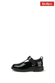 Kickers Infants Lachly T-Bar Patent Leather Shoes