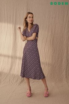 Boden Red Cut-Out Midi Tea Dress (496519) | €89