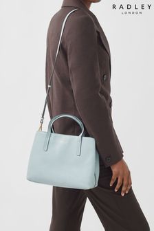 Radley London Medium Blue Dukes Place Zip-Top Grab Bag