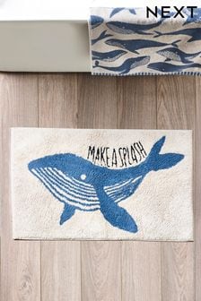 Blue Whale Bath Mat (497504) | kr230