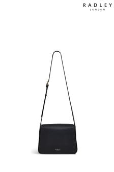 Radley London Medium Westwell Lane Flapover Black Cross-Body Bag (497633) | $412