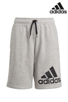 adidas Grey Logo Shorts (497989) | OMR9