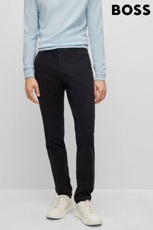 BOSS Black Slim Fit Stretch Cotton Gabardine Chinos (498118) | $221