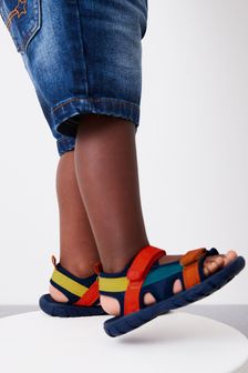 Темно-синий/красный - Легкие спортивные сандалии (498181) | 472 грн - 531 грн