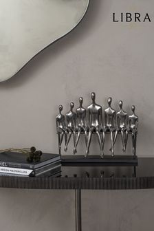 Libra Gunmetal Grey Figures On A Bench Sculpture (498349) | 195 €
