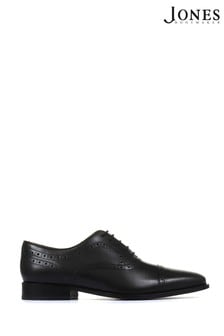 Črni usnjeni čevlji Jones Bootmaker  Joseph Oxford Men's Semi-Brogues (498578) | €125