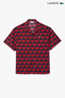 Lacoste Geo Print Logo Resort Shirt (498610) | NT$5,830