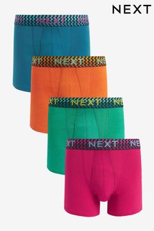 Bright Colour Pattern Waistband A-Front Boxers (498713) | $42